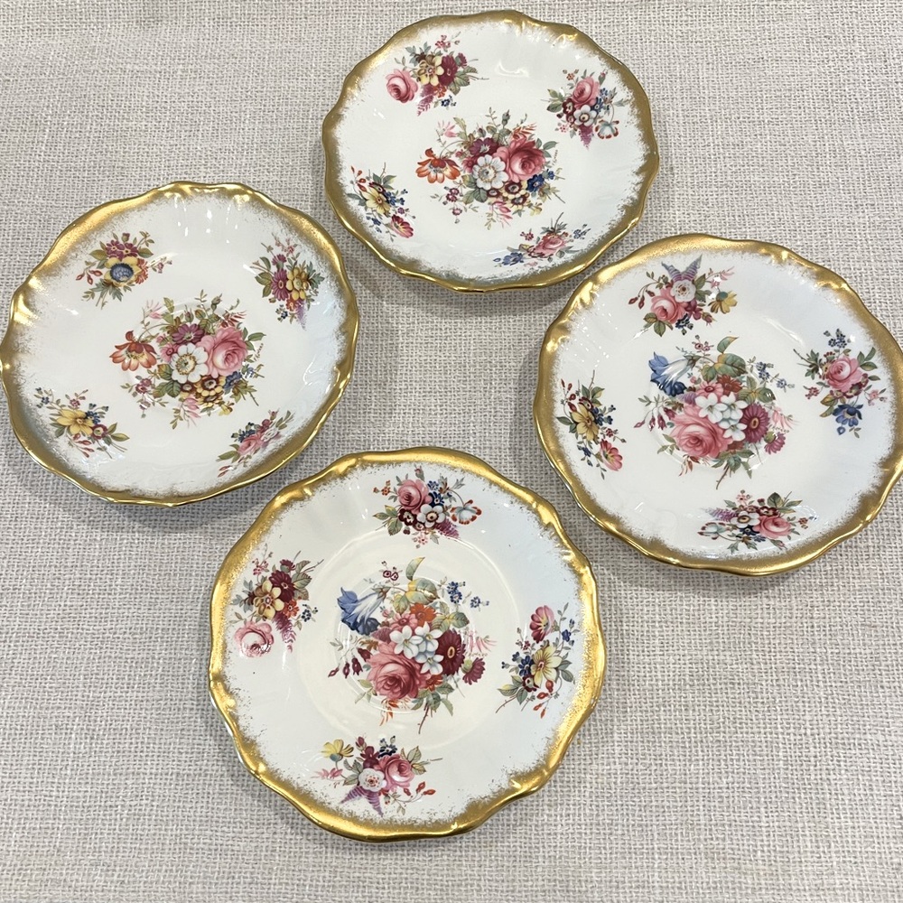 🤍Hammersley Lady Patricia Bone China Saucers